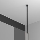 Deante Prizma wspornik sufitowy czarny mat KTJ_N60S