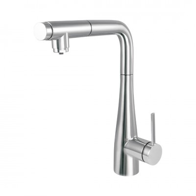 Deante Eridan bateria kuchenna z wyciąganą wylewką z podłączeniem do filtra wody chrom BRE_075M