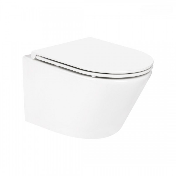 Oltens Jog Kort miska WC wisząca PureRim biały połysk 42027000