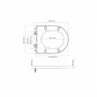 Oltens Jog deska sedesowa wolnoopadająca biała 45117000