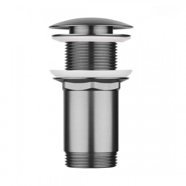 Oltens Rovde korek do umywalki klik klak okrągły bez przelewu grafit 05201400