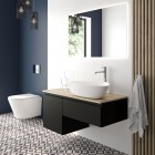 Oltens Molle Slim bateria umywalkowa stojąca wysoka chrom 32506100