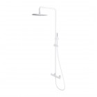 Omnires Y zestaw natryskowy z deszczownicą 25 cm biały mat Y1244MWM