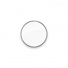 Oltens Nordlis lustro 60 cm okrągłe z oświetleniem LED czarny mat 64108300