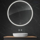 Oltens Nordlis lustro 100 cm okrągłe z oświetleniem LED 64102000