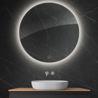 Oltens Nordlis lustro 100 cm okrągłe z oświetleniem LED 64110000