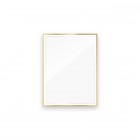 Oltens Nordlis lustro 60x80 cm prostokątne z oświetleniem LED złoty połysk 64105800