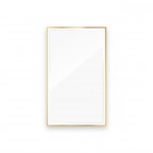Oltens Nordlis lustro 60x100 cm prostokątne z oświetleniem LED złoty połysk 64106800