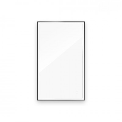 Oltens Nordlis lustro 60x100 cm prostokątne z oświetleniem LED czarny mat 64106300 Oltens Nordlis lustro 60x100 cm prostokątne z oświetleniem LED czarny mat 64106300