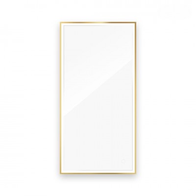 Oltens Nordlis lustro 60x120 cm prostokątne z oświetleniem LED złoty połysk 64112800 Oltens Nordlis lustro 60x120 cm prostokątne z oświetleniem LED złoty połysk 64112800