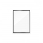 Oltens Nordlis lustro 60x80 cm prostokątne z oświetleniem LED czarny mat 64115300