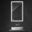 Oltens Nordlis lustro 60x100 cm prostokątne z oświetleniem LED 64106000