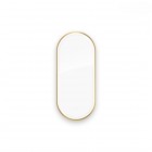 Oltens Nordlis lustro 40x90 cm owalne z oświetleniem LED złoty połysk 64103800