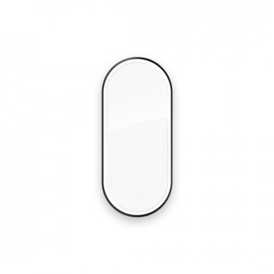 Oltens Nordlis lustro 40x90 cm owalne z oświetleniem LED czarny mat 64103300 Oltens Nordlis lustro 40x90 cm owalne z oświetleniem LED czarny mat 64103300