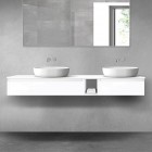 Oltens Vernal szafka 20 cm boczna wisząca biały połysk 60020000