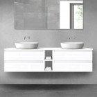 Oltens Vernal szafka 20 cm boczna wisząca biały połysk 60021000