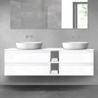 Oltens Vernal szafka 20 cm boczna wisząca biały połysk 60021000