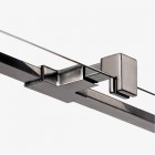 New Trendy Avexa kabina prysznicowa prostokątna 110x90 cm lewa gunmetal brushed EXK-3338