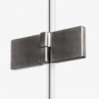 New Trendy Avexa kabina prysznicowa prostokątna 110x90 cm lewa gunmetal brushed EXK-3338