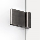 New Trendy Avexa kabina prysznicowa prostokątna 110x90 cm lewa gunmetal brushed EXK-3338