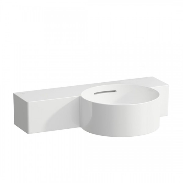 Laufen Val umywalka ścienna 55x31,5 cm półokrągła prawa biała H8152840001091