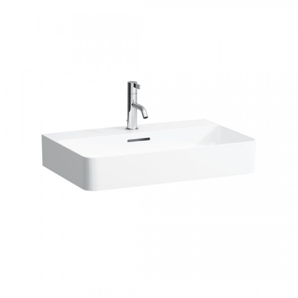 Laufen Val umywalka ścienna 65x42 cm prostokątna szlifowany spód biała H8162840001041
