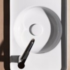 Laufen Val umywalka wpuszczana 55x36 cm prostokątna biała H8172810001051