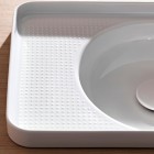 Laufen Val umywalka wpuszczana 55x36 cm prostokątna biała H8172810001061