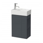 Laufen Kartell szafka podumywalkowa 44 cm lewa szary łupek H4075170336421