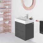 Laufen Kartell szafka podumywalkowa 58 cm szary łupek H4075690336421