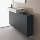 Laufen Kartell szafka podumywalkowa 120 cm szary łupek H4082910336421