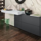 Laufen Kartell szafka podumywalkowa 120 cm szary łupek H4082910336421