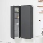 Laufen Kartell słupek wiszący 130 cm lewy szary łupek H4082810336421