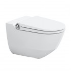Laufen Riva miska WC wisząca myjąca z deską wolnoopadającą biała z powłoką LCCH8206914000001
