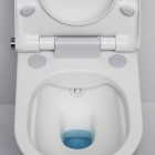 Laufen Riva miska WC wisząca myjąca z deską wolnoopadającą biała z powłoką LCCH8206914000001
