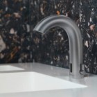 Laufen Curvetronic bateria elektroniczna umywalkowa z mieszaczem zasilanie z sieci inox HF707153423000