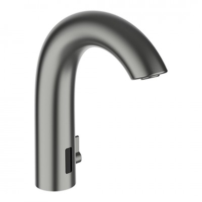 Laufen Curvetronic bateria elektroniczna umywalkowa z mieszaczem zasilanie z sieci inox HF707153423000