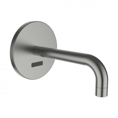 Laufen Twintronic bateria elektroniczna umywalkowa podtynkowa do wody zmieszanej zasilanie z sieci inox HF707023423000