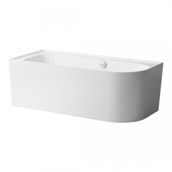 Laufen Immerse wanna wolnostojąca 180x80 cm narożna lewa biały połysk H2219460000001