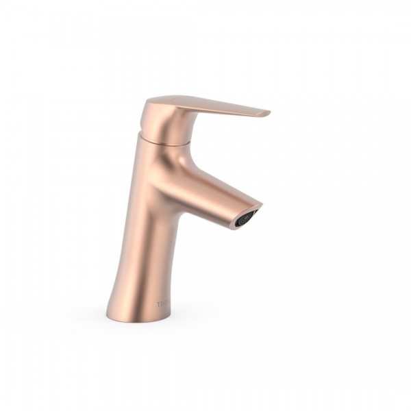 Tres Fuji bateria umywalkowa stojąca złoto różowe mat 28190301OPM