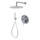 Vema Tiber Steel zestaw prysznicowy podtynkowy deszczownica 25 cm TIBZES25