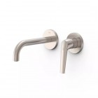 Tres Fuji bateria umywalkowa podtynkowa wylewka 17,7 cm stal 28130021AC