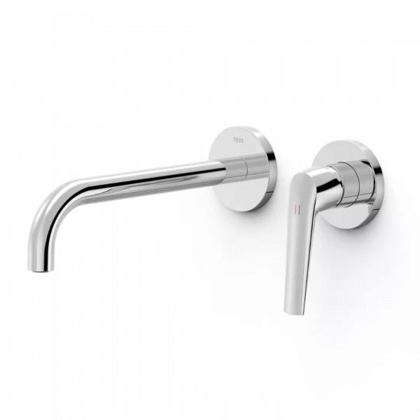 Tres Fuji bateria umywalkowa podtynkowa wylewka 23,7 cm chrom 28130022