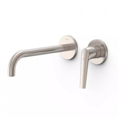 Tres Fuji bateria umywalkowa podtynkowa wylewka 23,7 cm stal 28130022AC