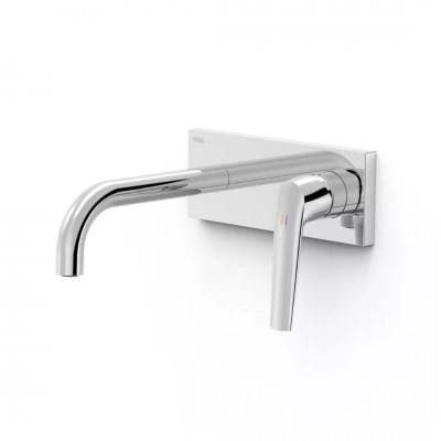 Tres Fuji bateria umywalkowa podtynkowa wylewka 18 cm chrom 28130023