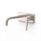 Tres Fuji bateria umywalkowa podtynkowa wylewka 18 cm stal 28130023AC