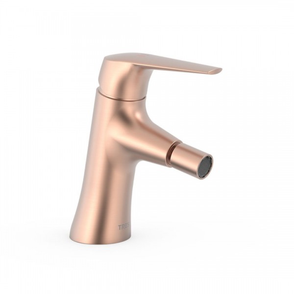 Tres Fuji bateria bidetowa stojąca złoto różowe mat 28112001OPM