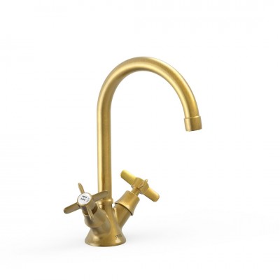 Tres Clasic bateria umywalkowa stare złoto 24210901LV