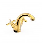 Tres Clasic bateria umywalkowa złota 24210201OR