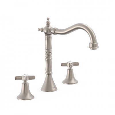 Tres Clasic bateria umywalkowa 3-otworowa stal 24210501AC